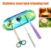 candle accessory set candle snuffer candle wick trimmer cutter wick dipper 4pcs scented candles candle