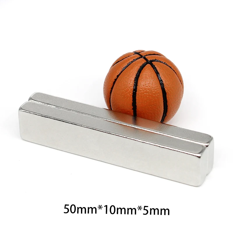 2/5/10/20/30/50 шт. 50x10x5 мм сильный лист редкоземельный магнит прямоугольные неодимовые