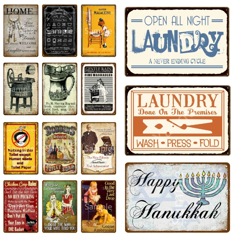 Винтажная металлическая табличка кухонный планшет топпер настенный декор для