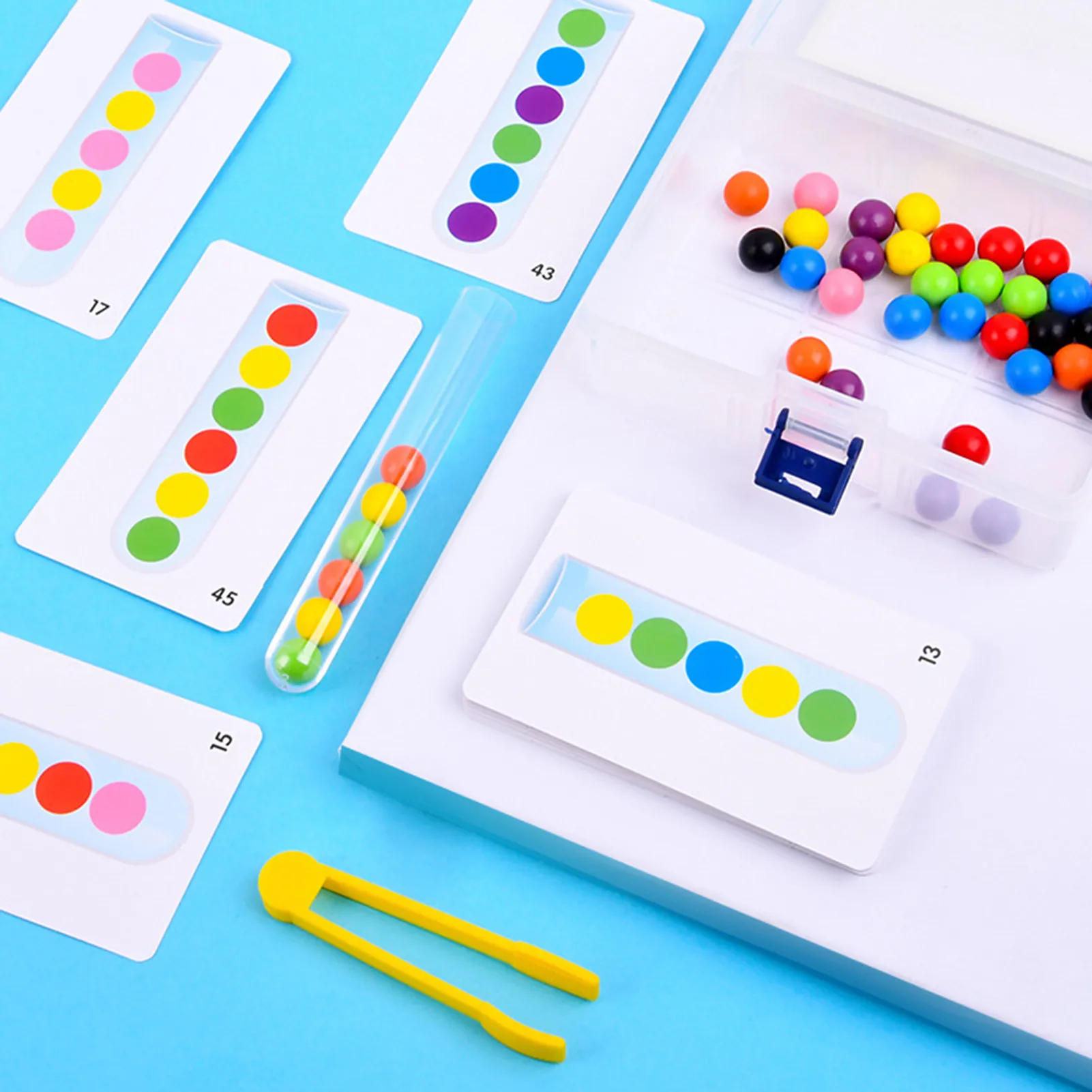 

Clip Bead Game Colour Cognitive Montessori Toys For Children Board Games Imagination Educational Learning Toys Puzzles Toys