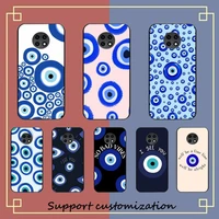 fhnblj evil eye phone case for samsung s20 lite s21 s10 s9 plus for redmi note8 9pro for huawei y6 cover