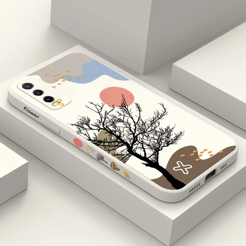 

Moon Tree Case For VIVO Y20 Y20i Y20S Y30 Y33T Y35 Y76 Y22 Y11 Y12 Y12S Y15 Y21 Y21T V25E V25 V23 V23E V21 V20 Pro 4G 5G