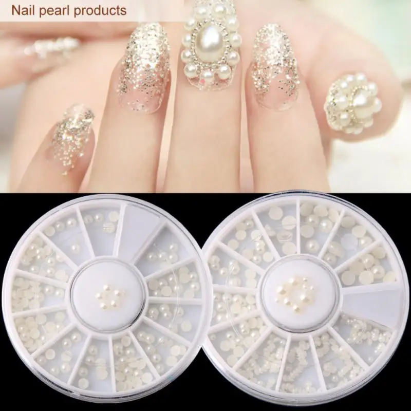 

3D Rhinestone Pearl Mixed Set Box Nail Art for Professional Accessories for DIY Manicure Design