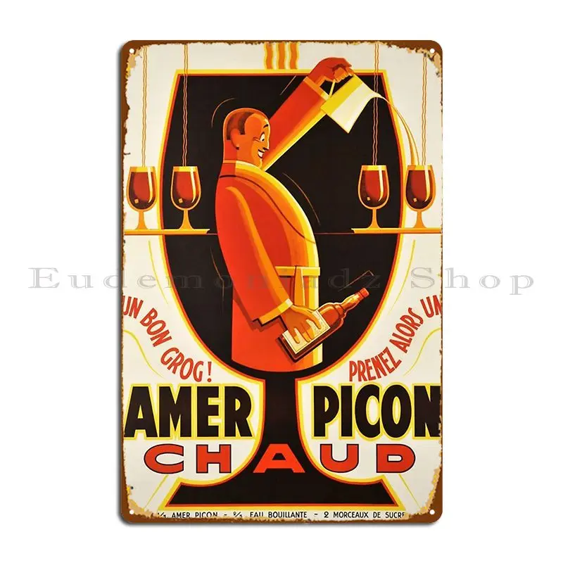Винтажный металлический плакат для паба пикона Хото забавное украшение
