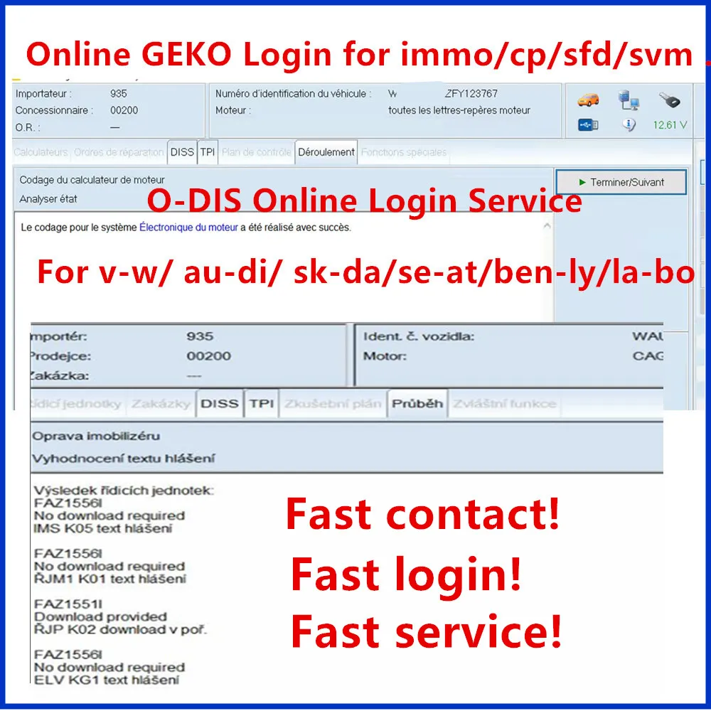 2023 GEKO Online access Odis вход в онлайн-учетную запись вход в Интранет бесплатно CNP _ Новый программатор для O-DIS GEKO online для автомобильного программного обеспечения