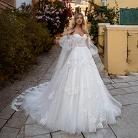 elegant white a line princess wedding dress for women sweetheart lace appliques bridal gown backless bridal dress robe de mari%c3%a9e