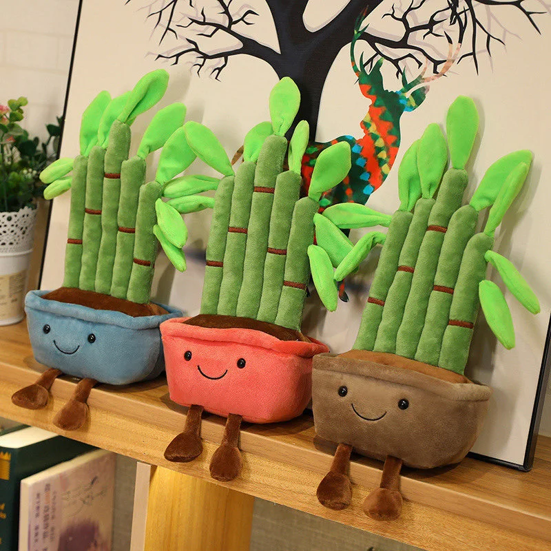 Jellycat Plushie Реалистичное Растение В Горшке Мягкая Набивка Сочная Рождественская