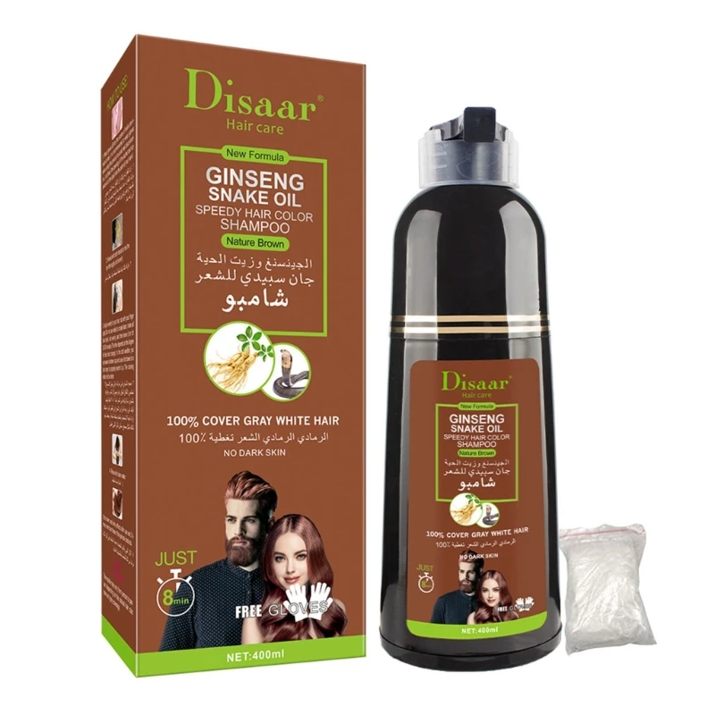 Shampoo Cover Fast Magic Dark Brown Hair Natural Color Shamp
