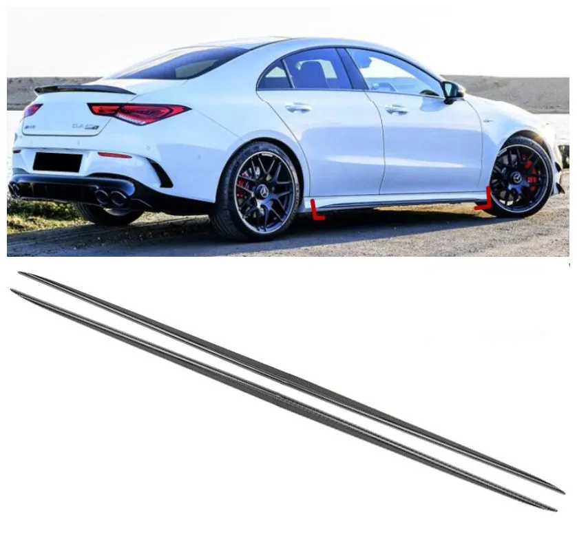 

Комплект боковых накладок на двери для Mercedes Benz W118 C118 X118 CLA180 CLA200 CLA250 CLA260, 2 шт.