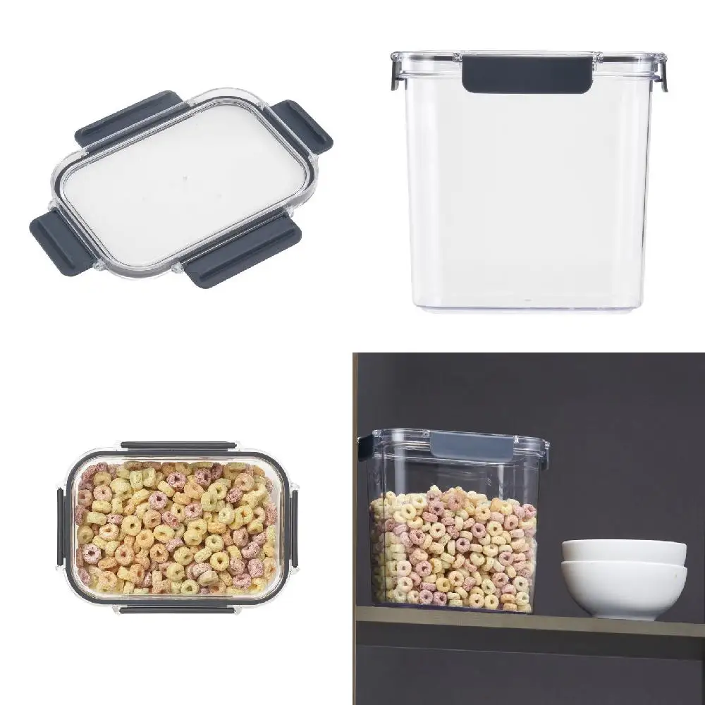 

, Flour and Sugar Stylish Small Glass Jars with Leakproof Lids, Perfect Food Storage Containers, Ideal Squeeze Bottle Design for