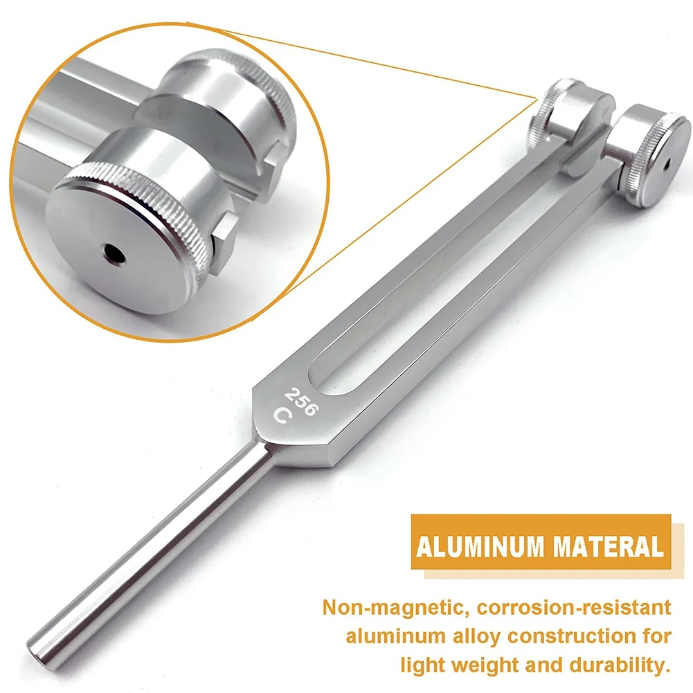 Вилка из алюминиевого сплава 256 Гц c с молотками для тестирования нервной системы