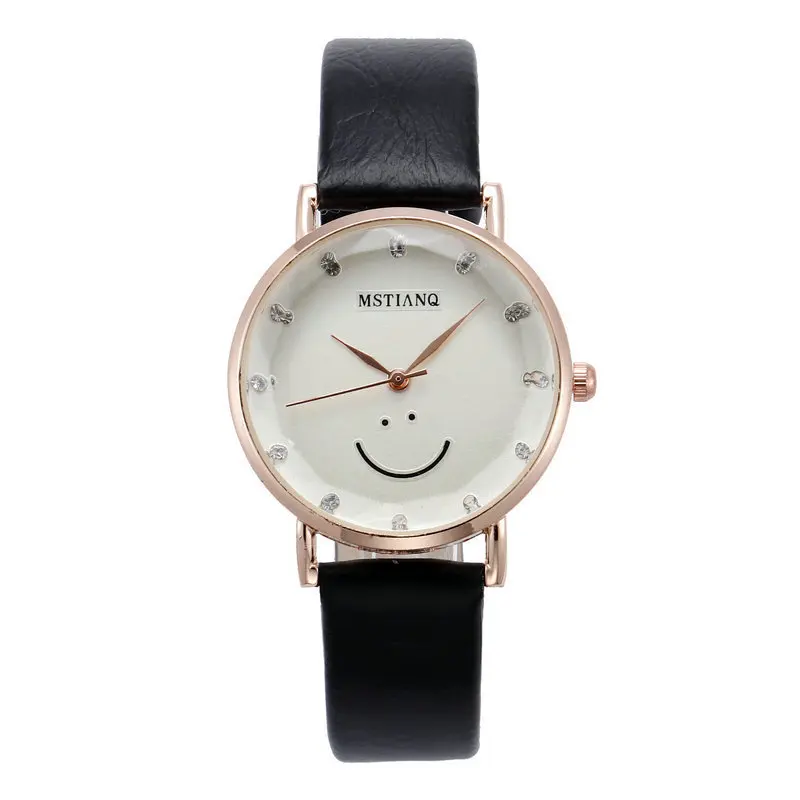 Часы наручные для девочек универсальные простые милые кварцевые часы с алмазным
