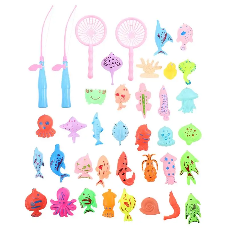 

38Pcs Funny Fishing Game Toys Children Fishing Plaything Kids' Plaything