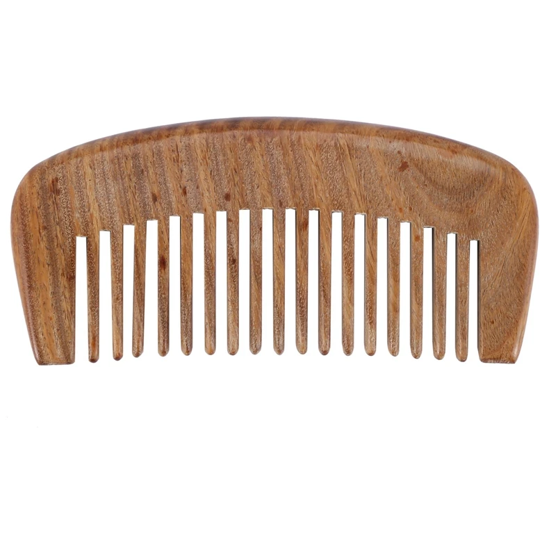 

Natural Green Sandalwood Comb Wooden Massage Present Comb