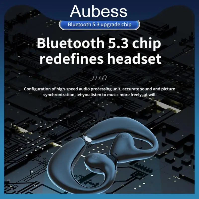 

Type-c Fast Charge Wireless Headset Undistorted No Sense Of Invasion Sports Headset Stable Comfort Wireless Earphone