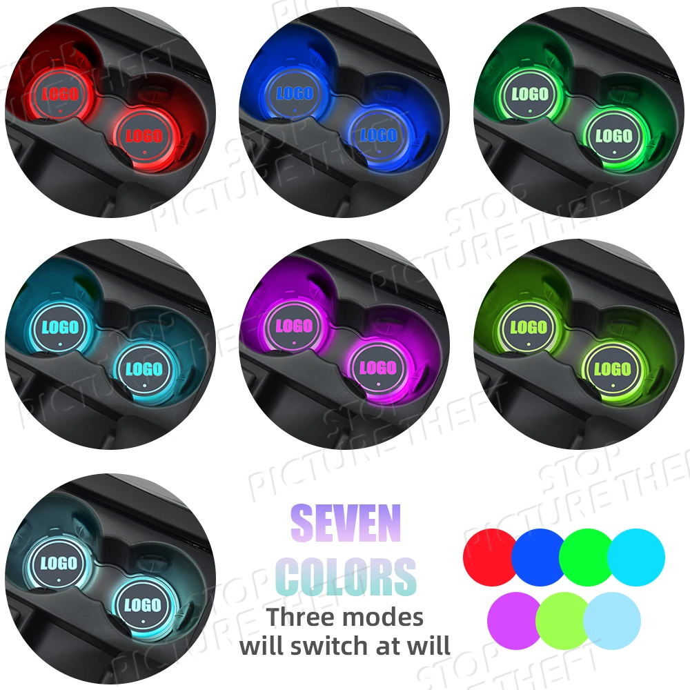 Для 500E 500C 500S 500L Abarth эмблема с логотипом светодиодный Автомобильный держатель для