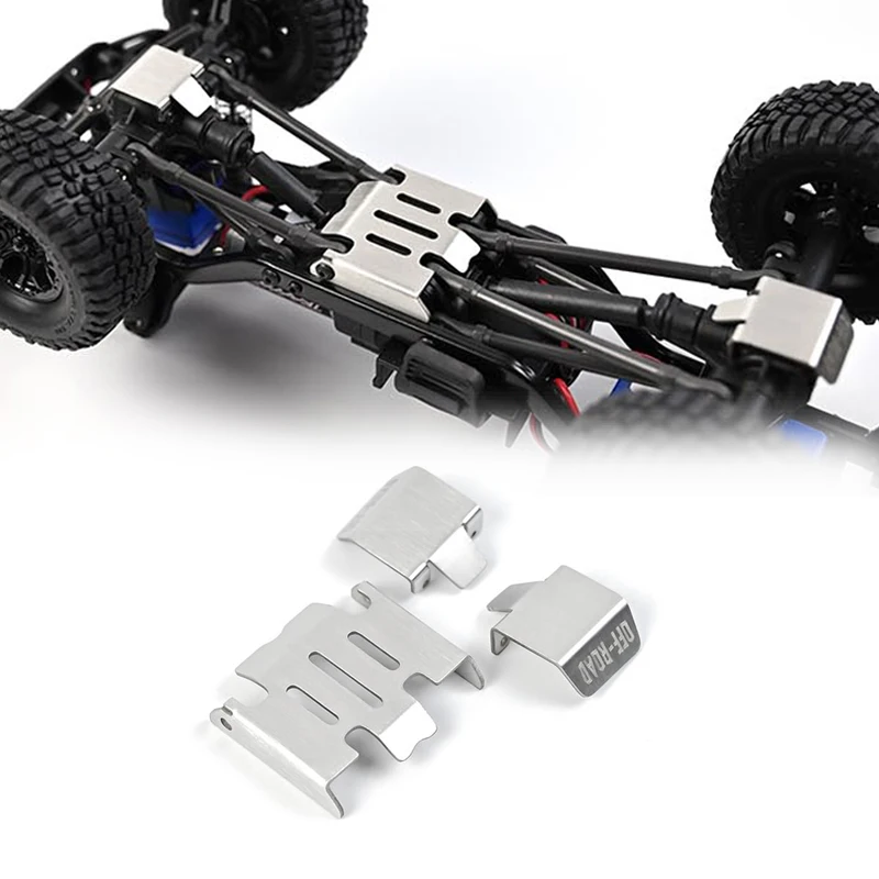 

TRX4M Metal Chassis Armor Protection Plate Accessories for 1/18 RC Crawler Car Traxxas TRX4-M Defender Bronco Upgrade Parts