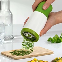 manual herb grinder detachable spice shredder with stainless steel blade food coriander herb vegetable grinder shredder