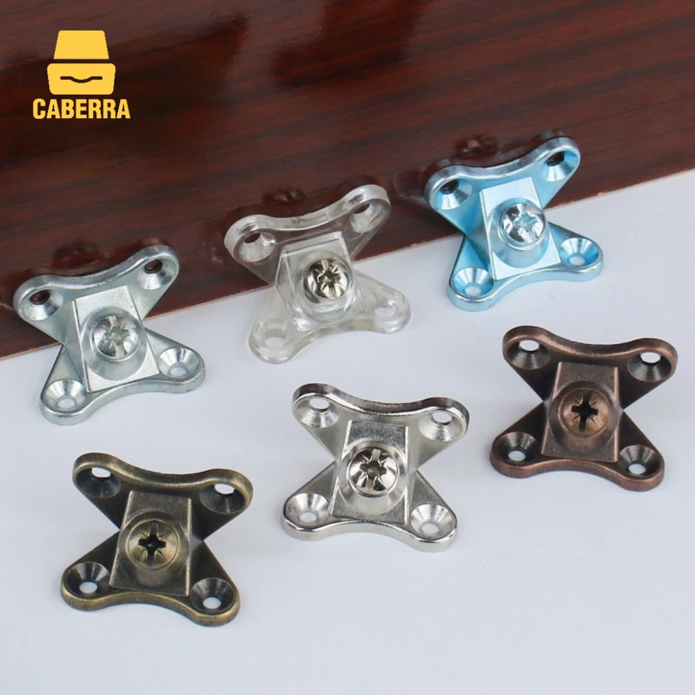 

10 Pieces Zinc Alloy Corner Brackets Support Connector Holder Corner Code for Cabinet Cupboard Wardrobe Furniture Hardware