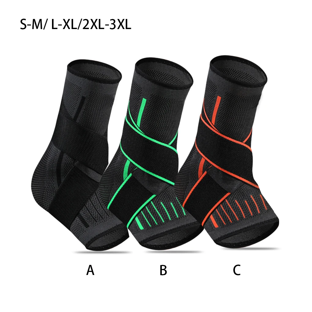 

Mountaineering Basketball Ankles Brace Football Ankles Nylon Breathable Strap Outdoor Equipment Accessories Black L/XL