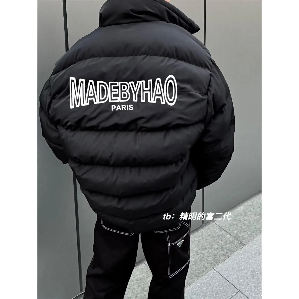 NIGO Мужская двусторонняя хлопковая куртка High Street черная серебристая