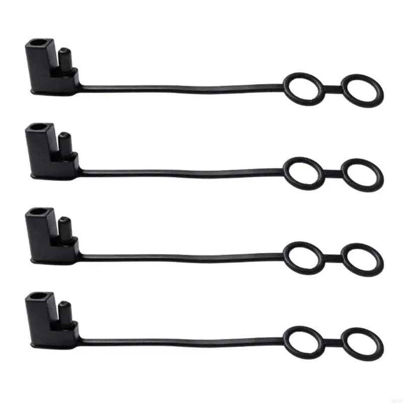 

4pcs SAE Водонепроницаемые крышки замена крышки для SAE Power Solar Automotive Connectors Easy Установка аксессуаров M68E