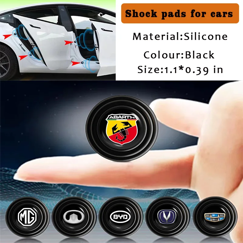 

4/8Pcs Car Door Damping Pad Protection Stickers for Abbas Competizione Carbono Punto 124 500 695 OT2000 Stilo Ducato Accessories