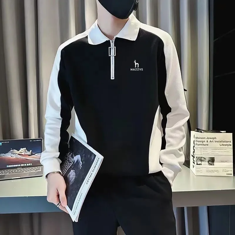 

Golf Wear Men 2023 Golf Clothing Men Long Sleeves Tops Golf Clothes Men Sport Horse Men Fake Luxury Men's Clothing Golf Shirts