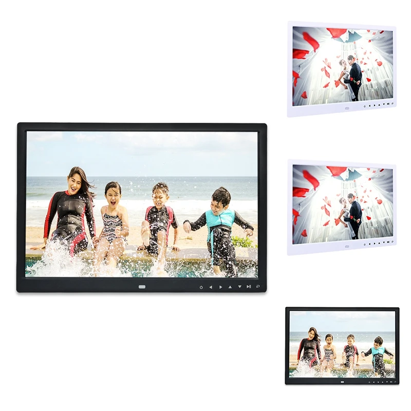 

Top Deals Digital Photo Album 13 Inch Front Press Button Digital Photo Frame HD