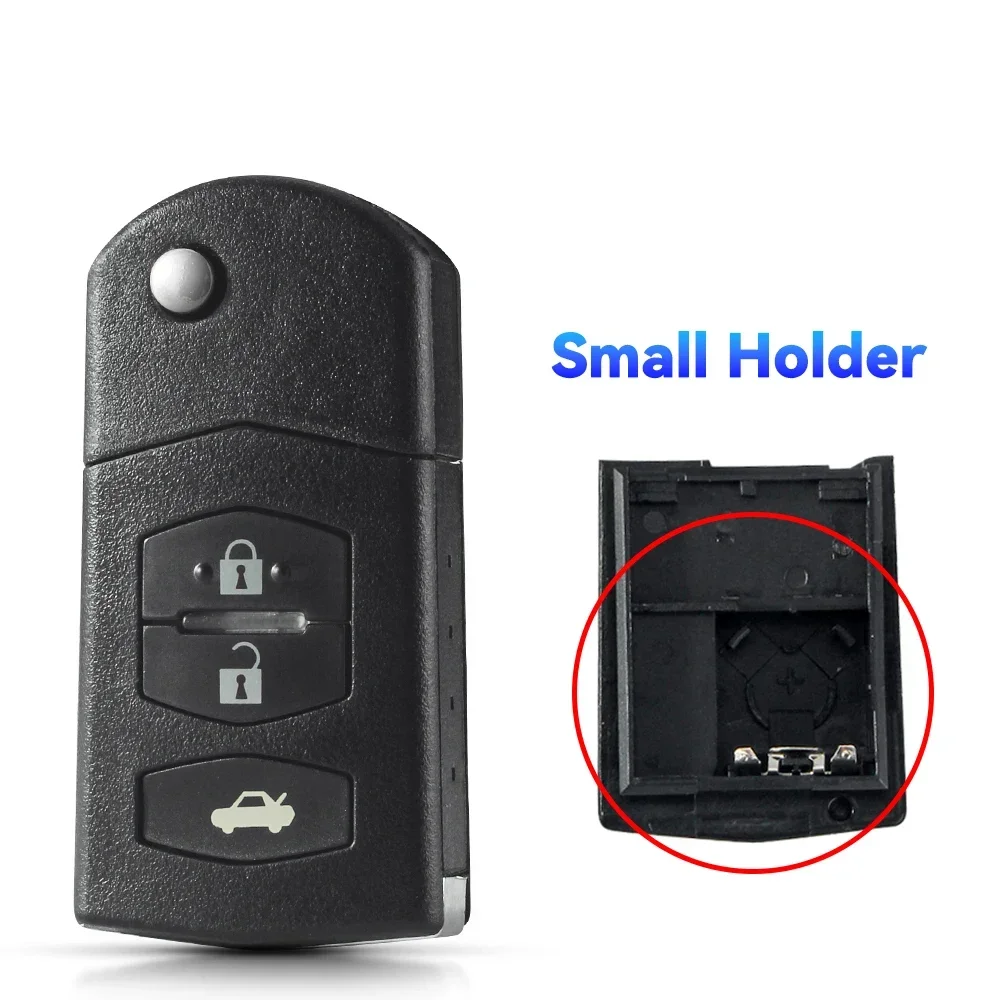 

KEYYOU 2/3 кнопочный чехол для ключа тюнинг для Mazda 2 3 5 6 RX8 MX5 сменный флип-пульт дистанционного управления