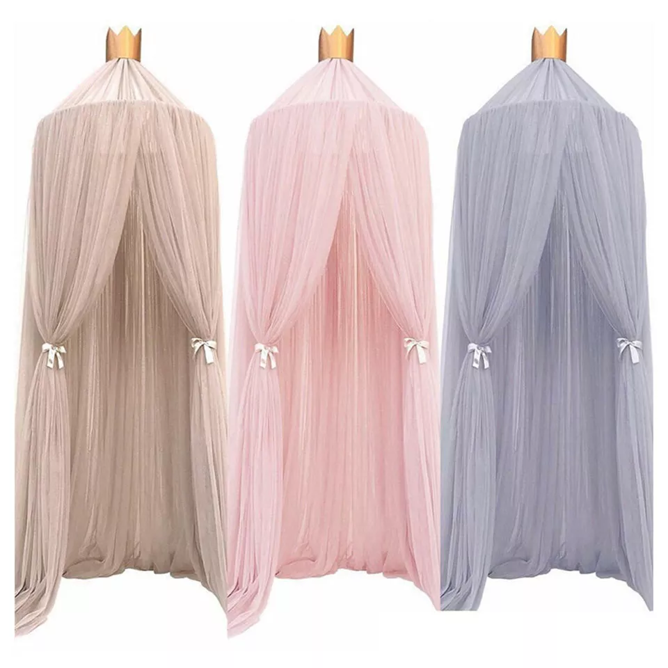 Baby Canopy Mosquito Net Bed Canopy Curtain Bedding Crib Net