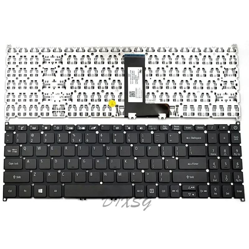 Новая клавиатура для ноутбука Acer Aspire 5 A515-43 A515-43-R19L A515-43-R5RE A515-43G A515-54 черная США