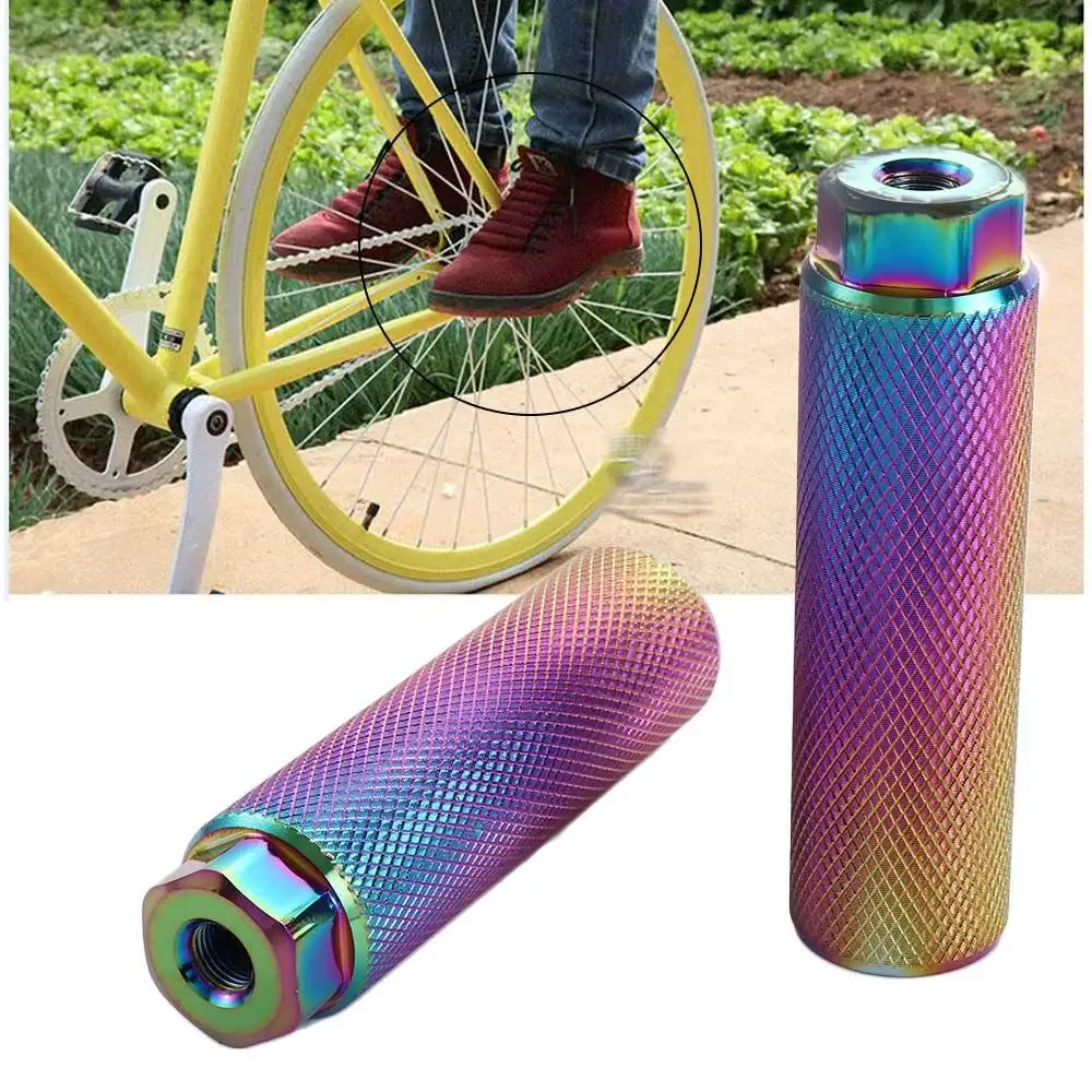 Фото Велосипедные пеги из алюминиевого сплава 3/8'' для горных велосипедов и BMX, подножки, рычаги для трюков, педали для велосипеда №4