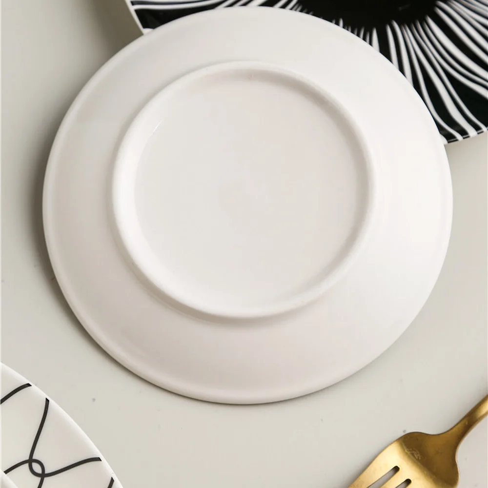 Керамическая тарелка с креативной сеткой стандартная Западная Скандинавская