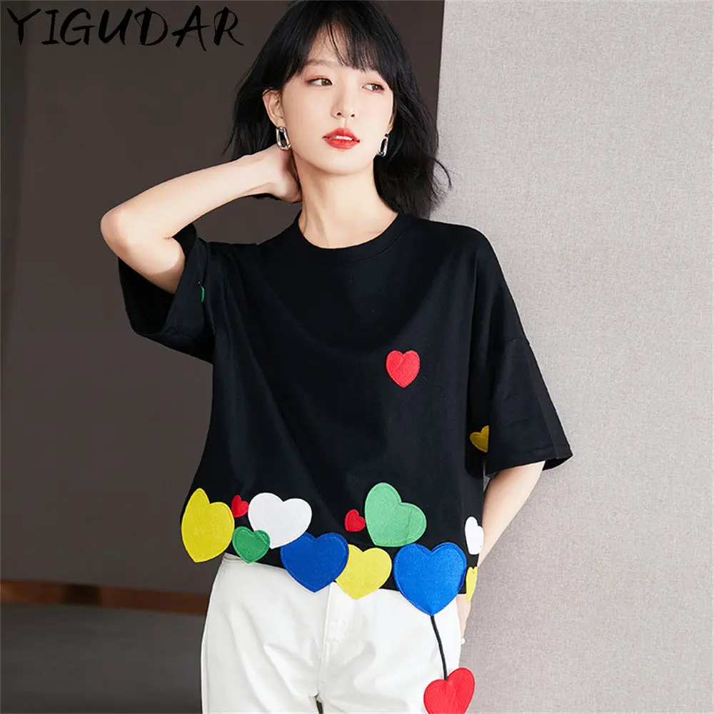

Cute Women T Shirt Funny Female Tshirt Fashion O-neck T-shirt Harajuku Casual Blouse Short Sleeves Kids Top ropa de mujer