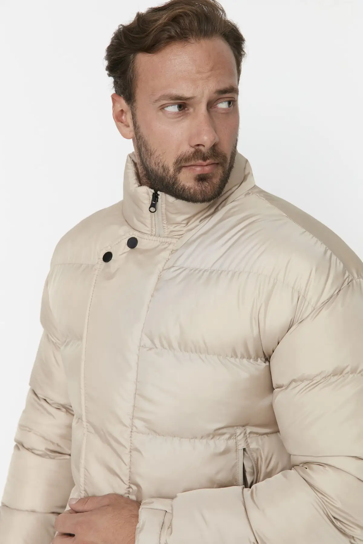 Tas Men Regular Fit Windproof Coat TMNAW23MO00087