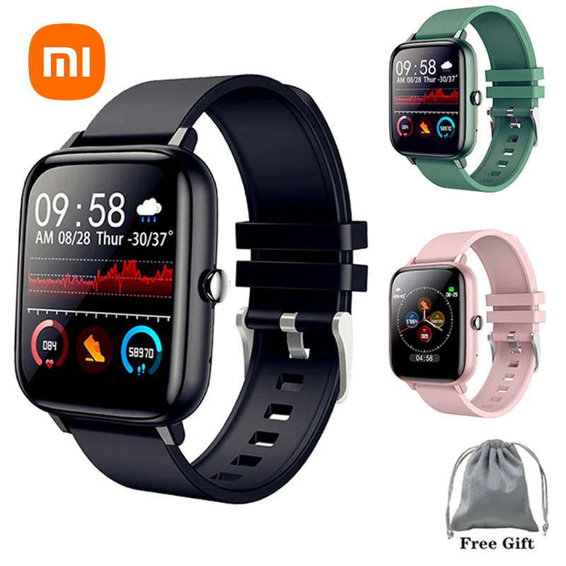 

Xiaomi Mijia Smart Watch 2022 New Full Touch Heart Rate Blood Pressure Blood Oxygen Music Play Bluetooth DIY Dial Android IOS