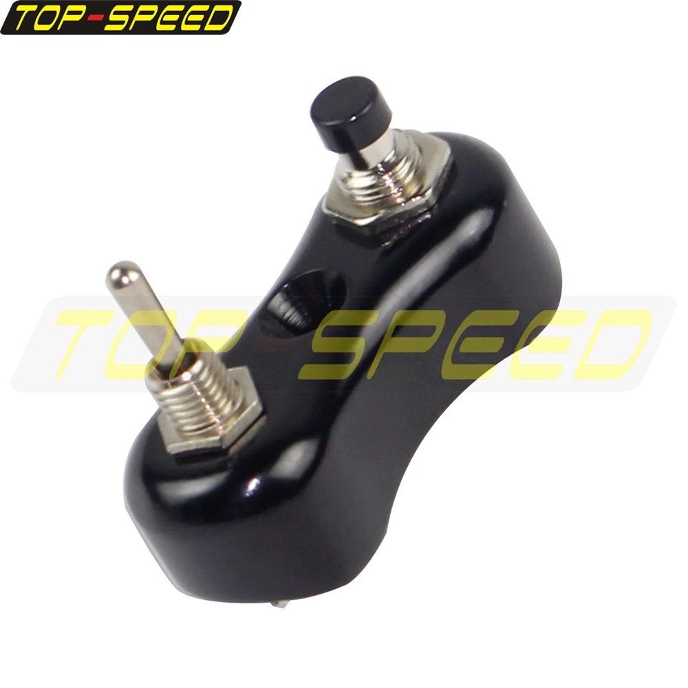 Мини-кнопка для мотоцикла Harley Yamaha Honda Cafe Racer Light Horn Starter Kill Switch