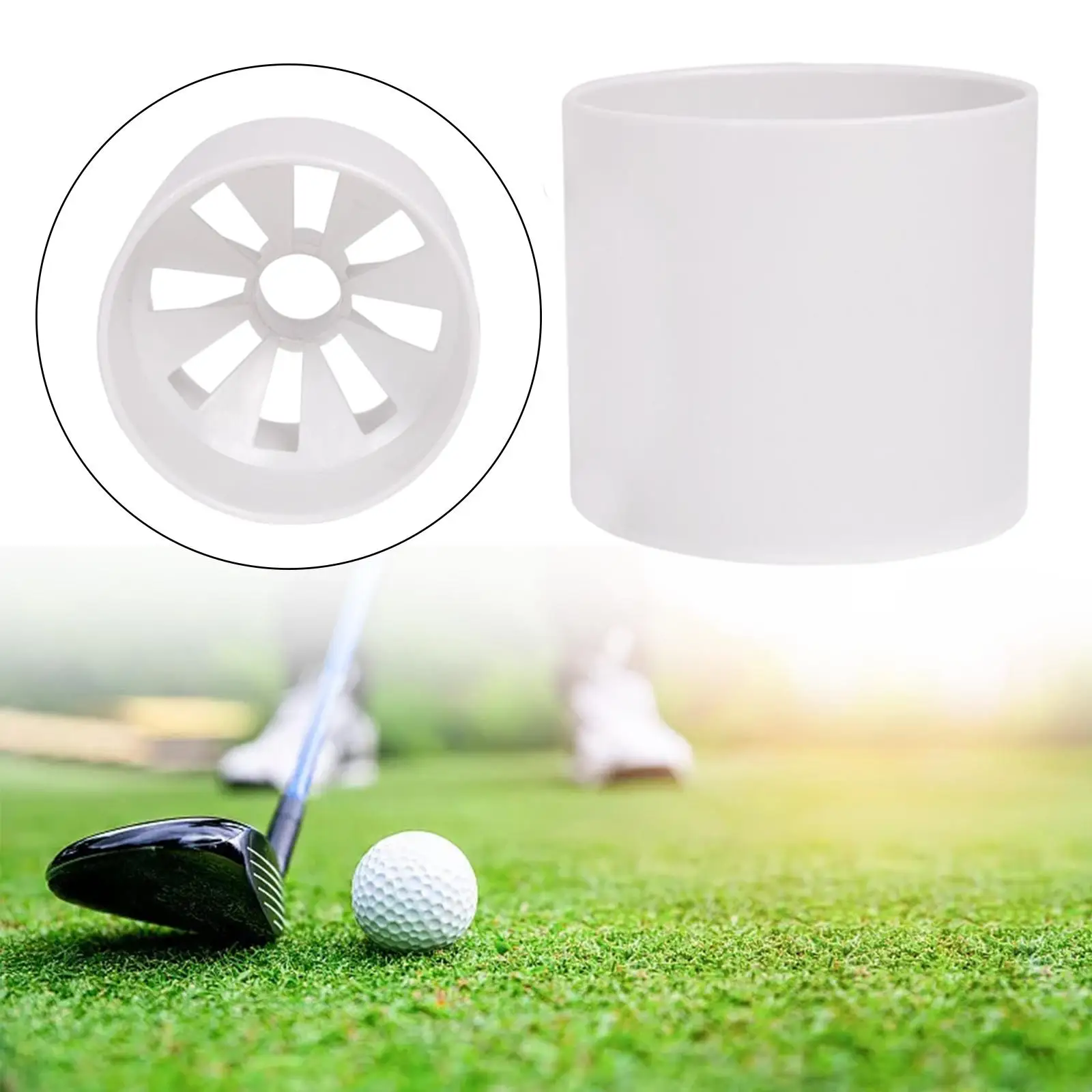 

Durable Golf Cup Hole Aids Putting Equipment Holder for Home Outdoor Activities Indoor