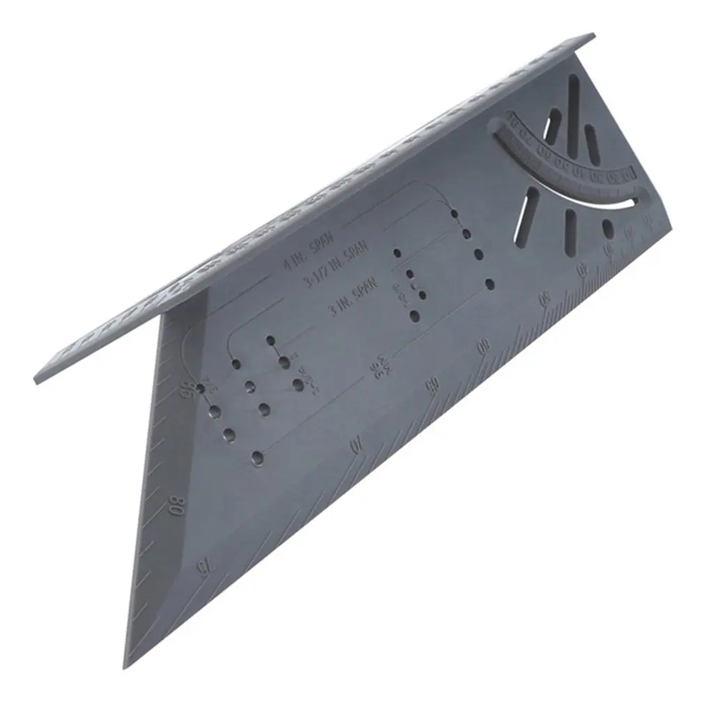 

3D измерительная линейка под углом, измерительный прибор, линейка, плотничная линейка, квадратная линейка под углом 45 и 90 градусов, деревообр...