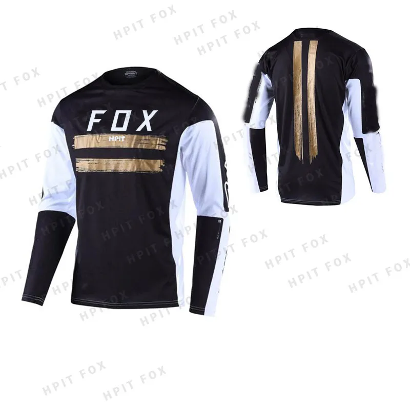 

2022 Men's Downhill Mountain Bike MTB Shirts Offroad DH Motorcycle Motocross Sportwear Clothing Hpit Fox Racing Sports Team