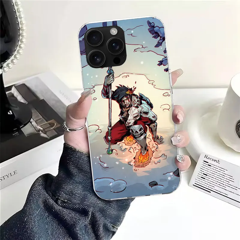 Фото Мягкий чехол для телефона Game Hades Action для iPhone 11, 17 Air, 17E, 16E, 16 Pro Max, 15+, 14 Plus, 13, 12, Apple 7, SE, 8, Fundas Coque 11, 17 Air №3