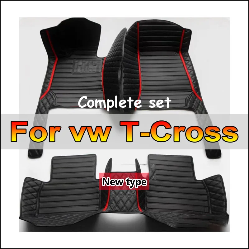 Для Volkswagen vw T-Cross Tcross 2023 2022 2021 2020 2019 2018 автомобильные коврики ковры детали чехлы