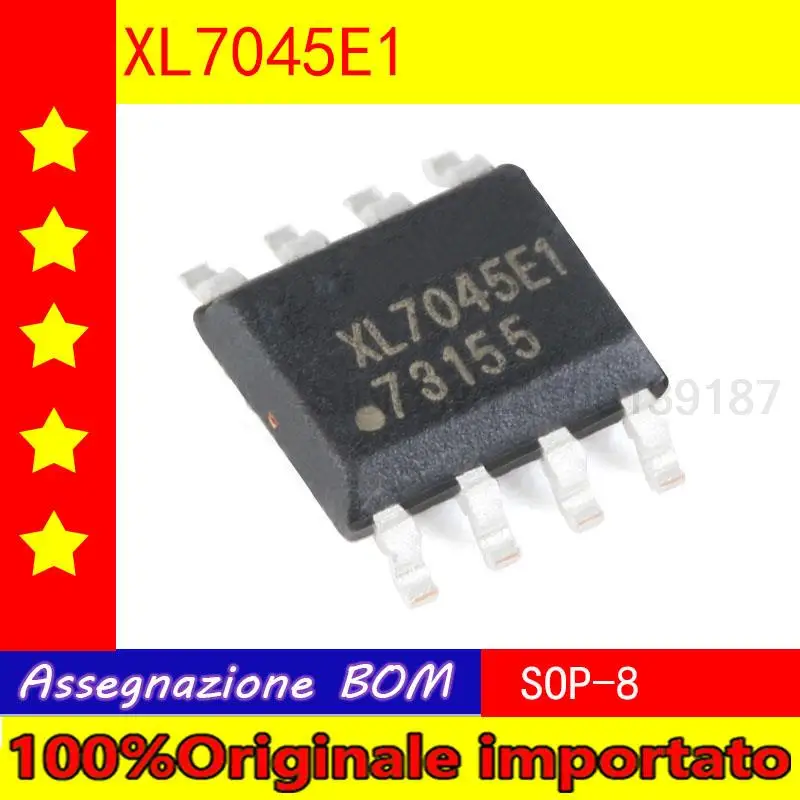 

100% Оригинальный импортный домашний интерьер 2 шт./лот XL7045E1 SOP-8-0,3 A 1,25-20 в 100 кГц понижающий преобразователь постоянного тока