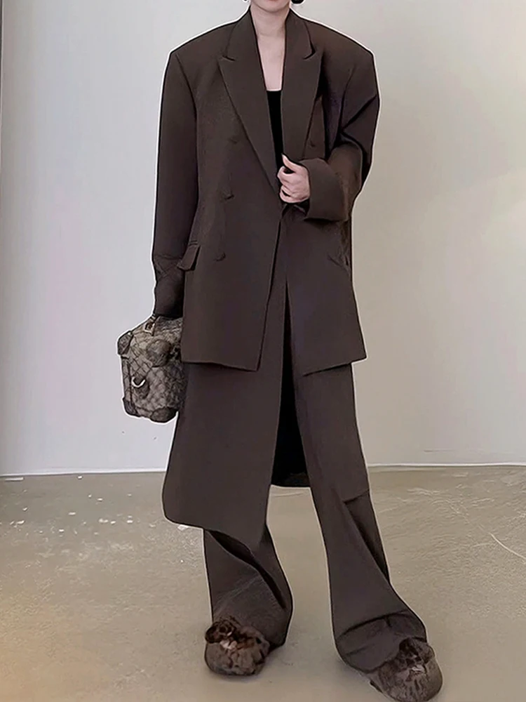 YERMORA женский комплект из двух предметов повседневный блейзер с лацканами и