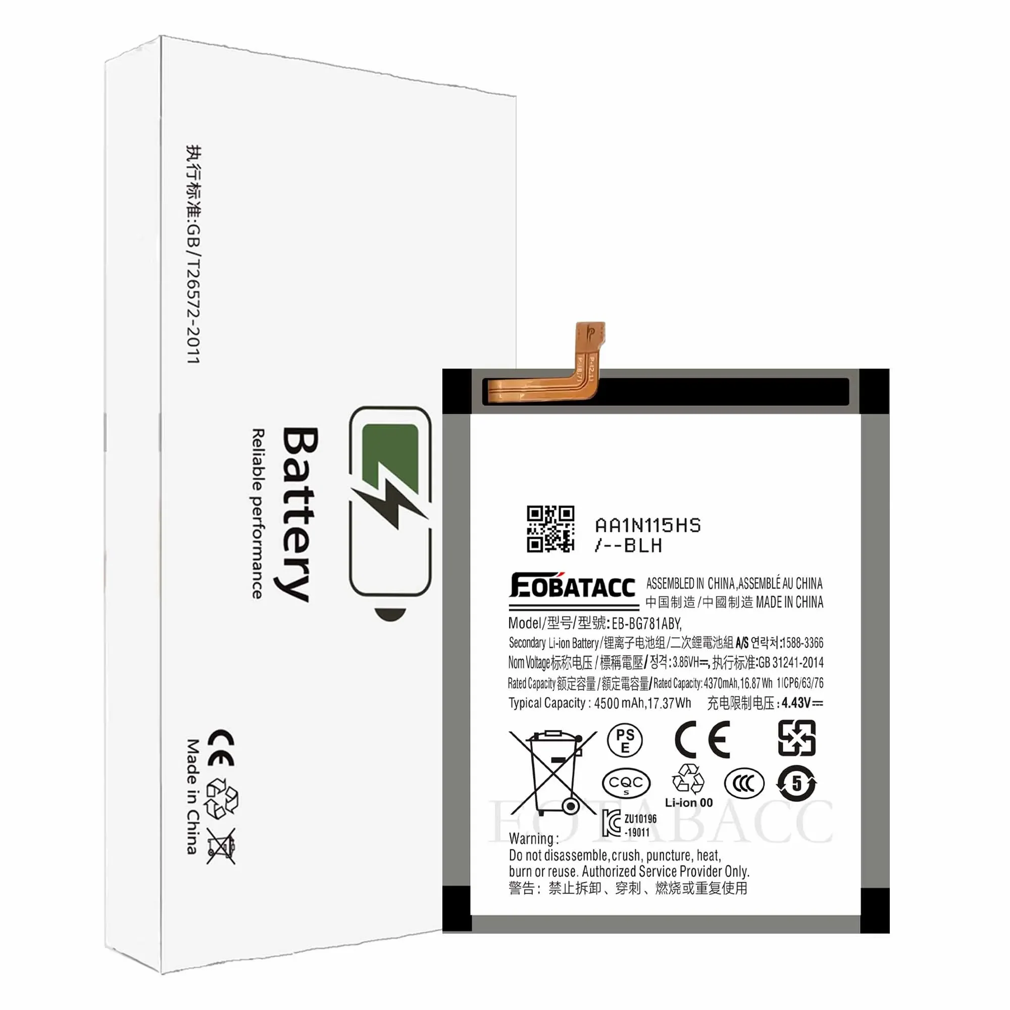 EOTABACC 100% новый оригинальный аккумулятор EB-BG781ABY для SamsungS20 FE 5G/S20 Fan Edition/A52 5G/A526/A52S