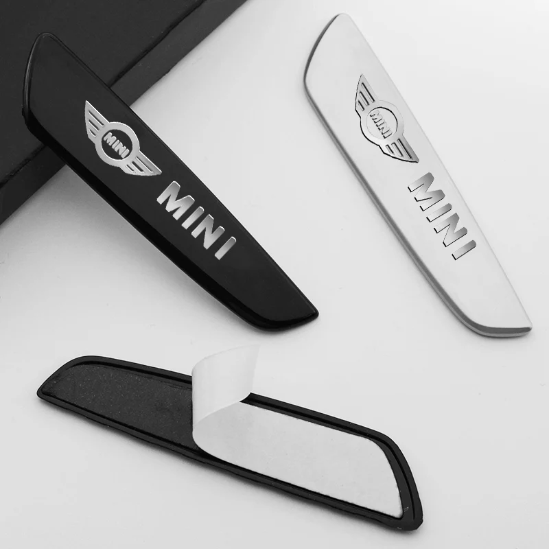 2 шт. Стайлинг автомобиля 3D цинковый сплав наклейка на крыло нож декор для Mini Cooper S