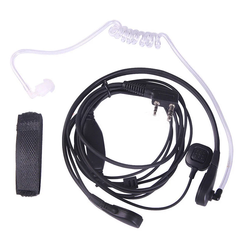 

Throat Mic Earpiece Headset Finger For Baofeng UV5R 888s Radio Walkie Talkie