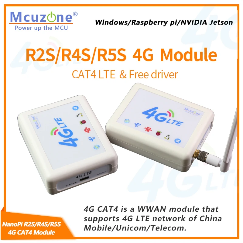 

2023 R2S/R4S/R5S 4G Module CAT4 4G LTE free driver openwrt Raspberry Pi Ubuntu mate Jetson NANO WIN10 windows