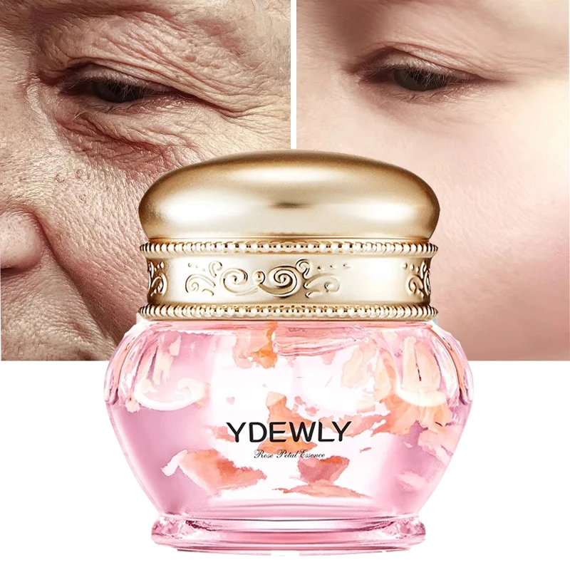 

No Wash Rose Petal Sleeping Mask Cream Essence Moisturizing Night Cream Anti Aging Anti Wrinkle Nutrition Face Mask